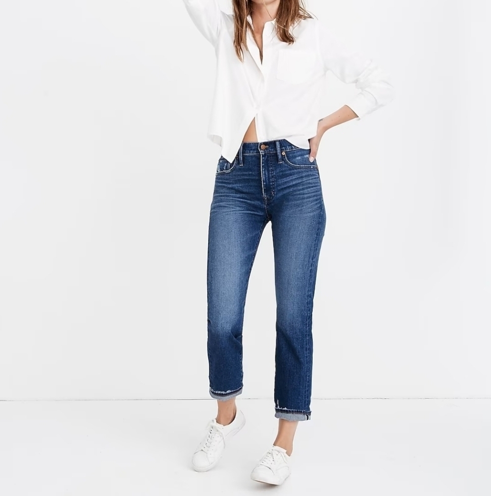 Madewell Classic Straight Leg Jeans Selvedge Edition Size 24